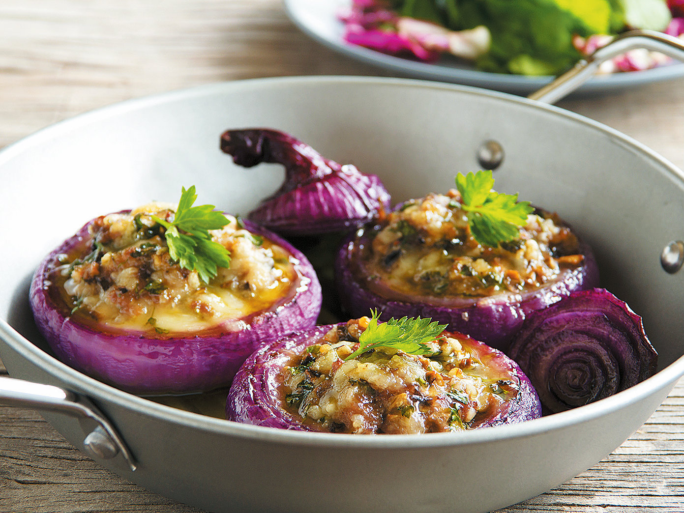 Receita de cebolas recheadas