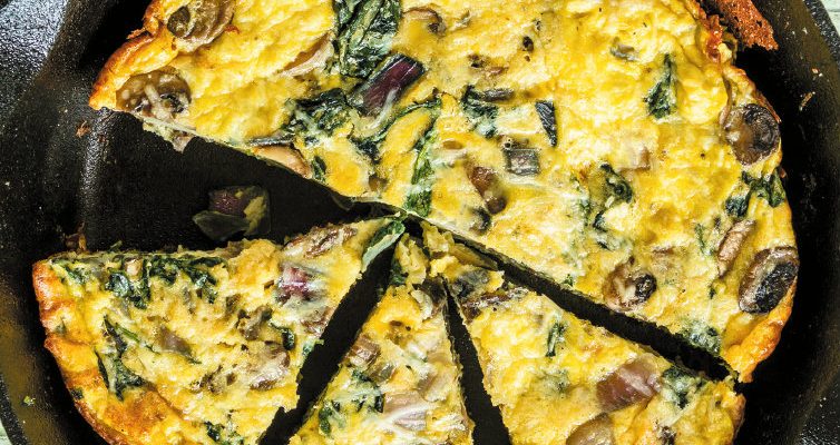 Receita de omeleta primavera