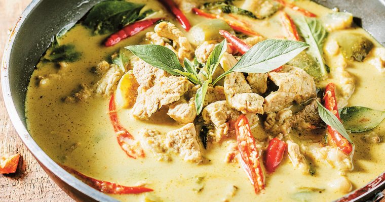 Receita tailandesa: caril verde