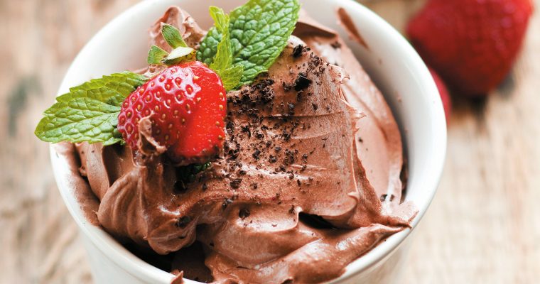 Receita de mousse de chocolate com pimenta