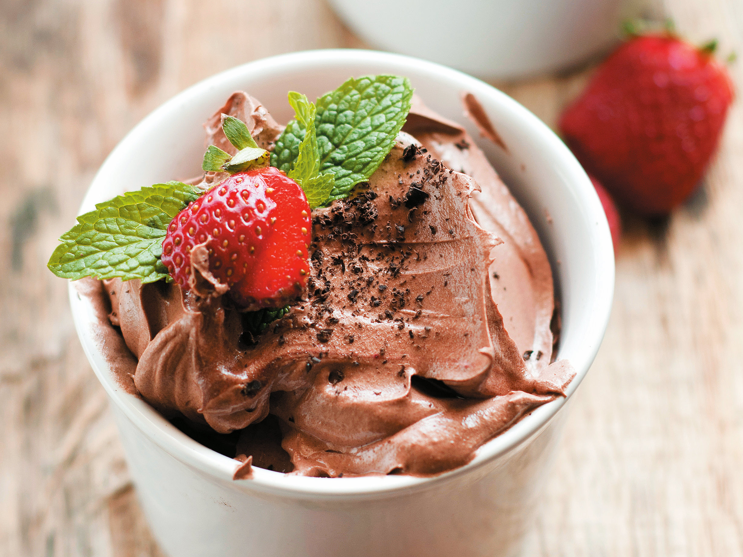 Receita de mousse de chocolate com pimenta