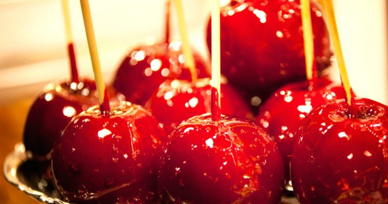 Maçã do amor para o Dia dos Namorados