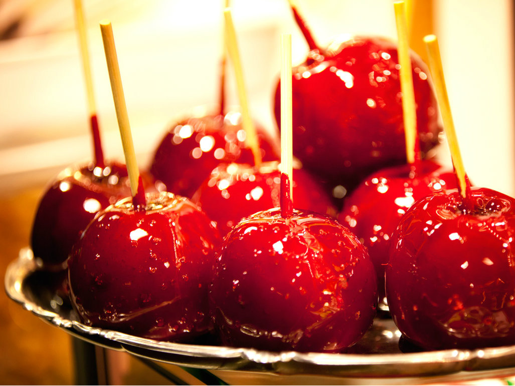 Maçã do amor para o Dia dos Namorados