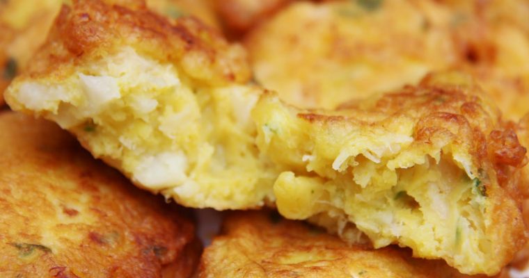 Pataniscas de bacalhau