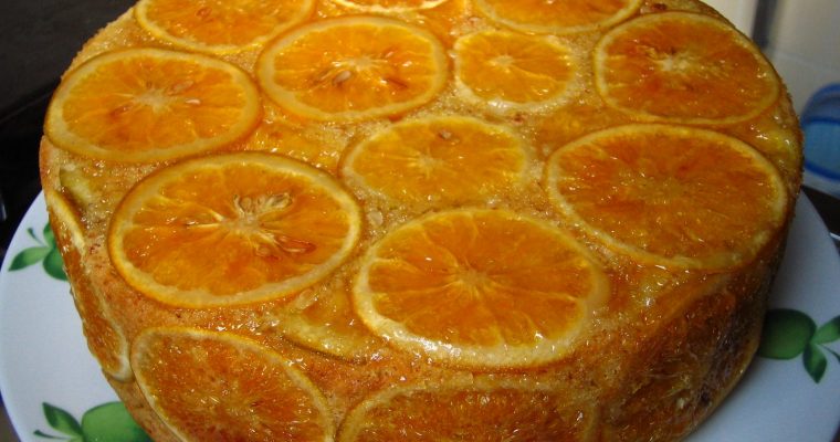 Receita de bolo de laranja com casca