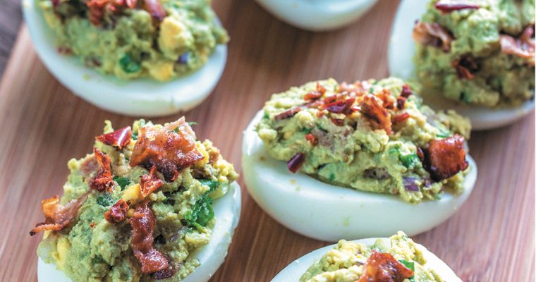 Receita de Ovos Guacamole