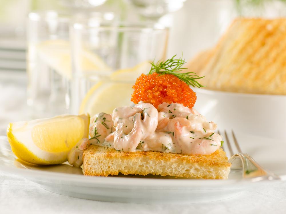 A receita do Pedro Lima: tostas de skagen