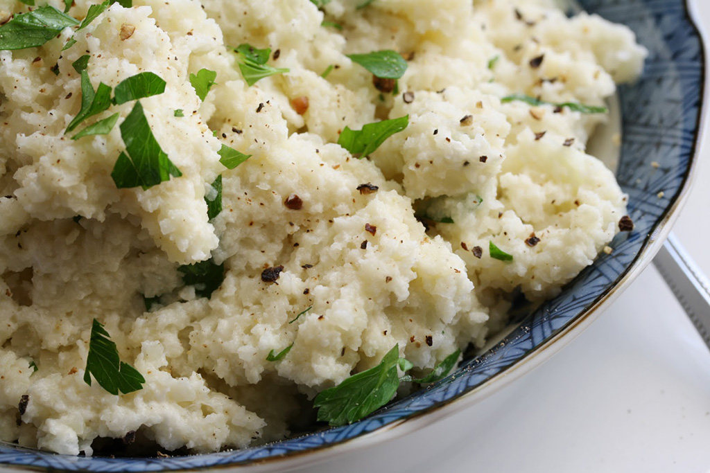 Receita de arroz de couve-flor
