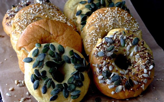 Receita de bagels