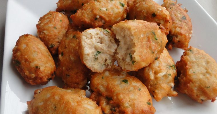 Receita de bolinhas de atum