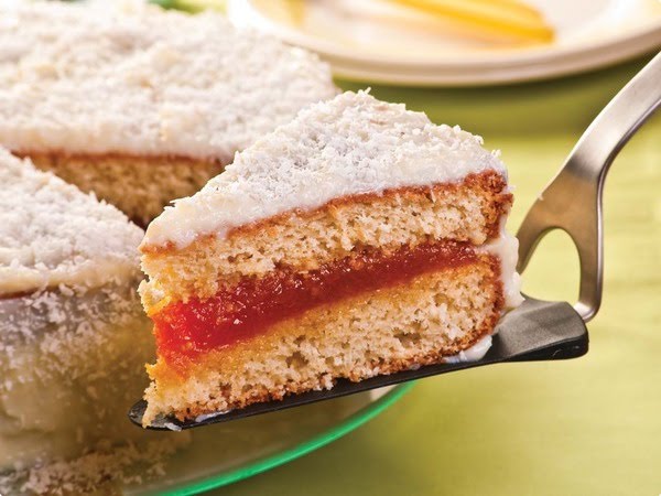 Bolo recheado com abóbora