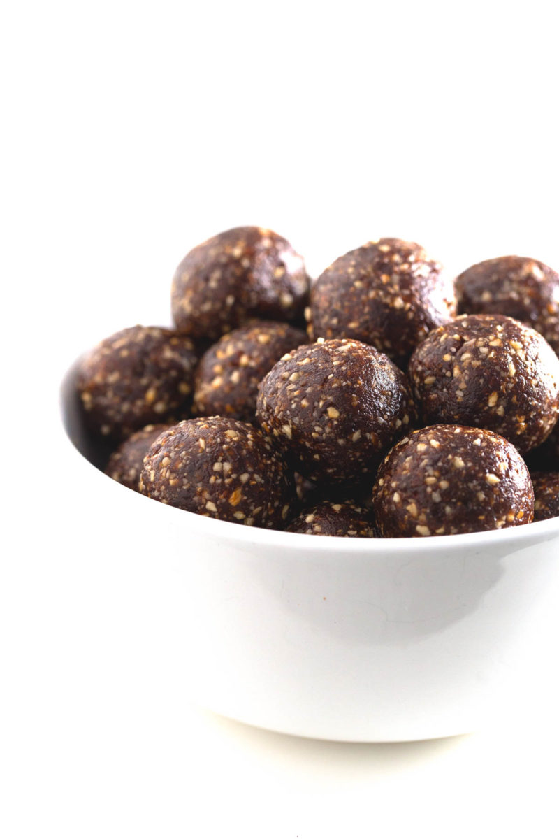 Receita de trufas energéticas