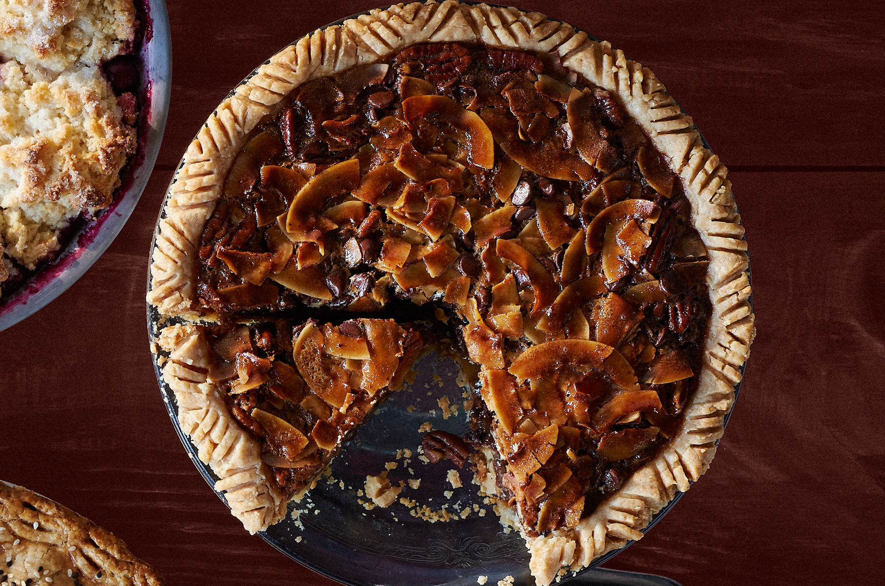 Receita de tarte de noz pecan