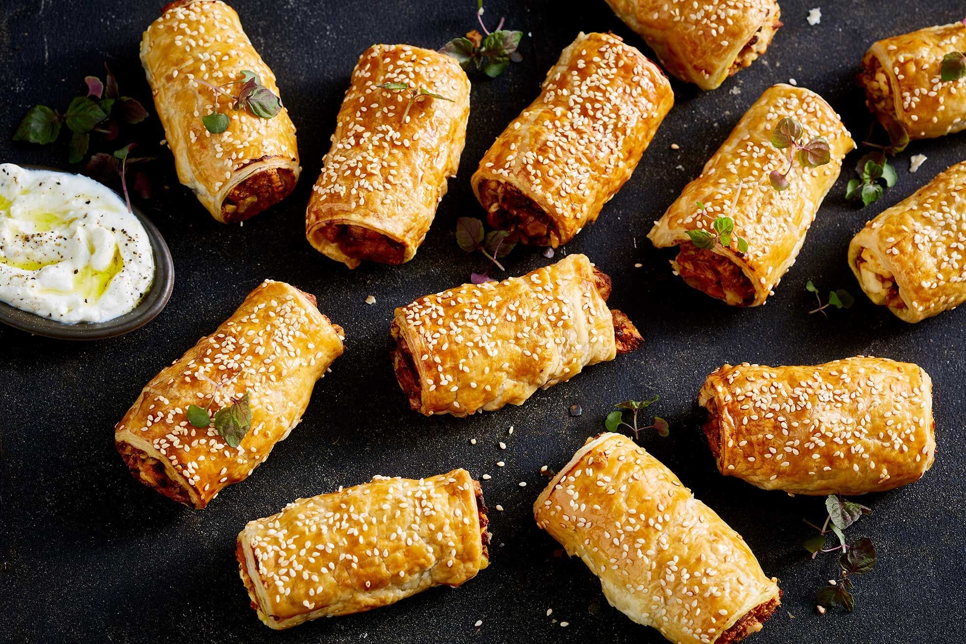 Rolinhos de batata doce