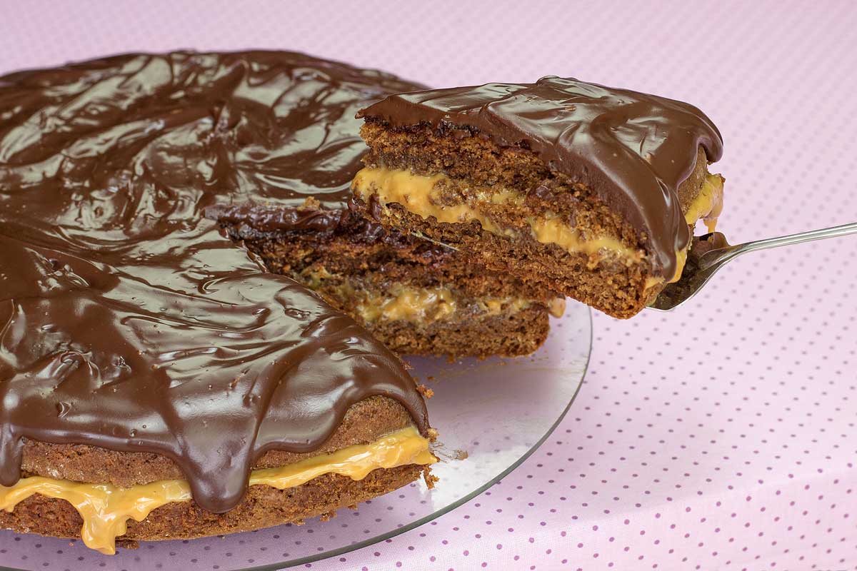 Receita de bolo de pão de mel