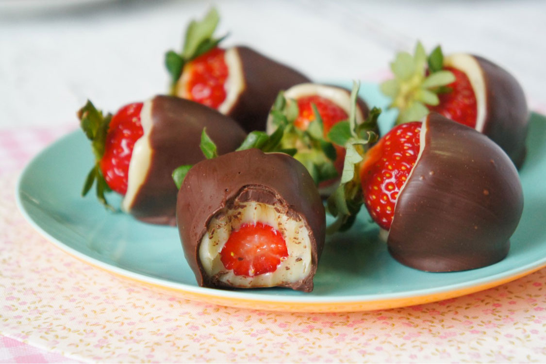 Bombons de morango: uma receita divertida e romântica