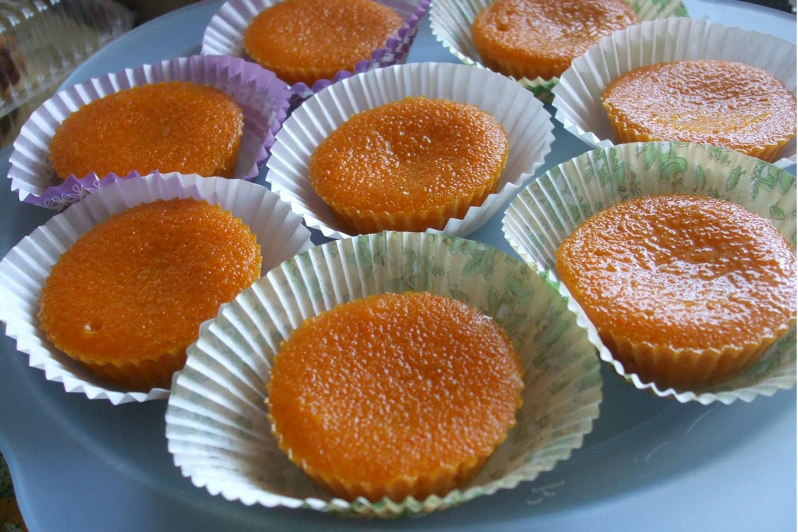 Adoce os seus lanches com estas queijadas de cenoura