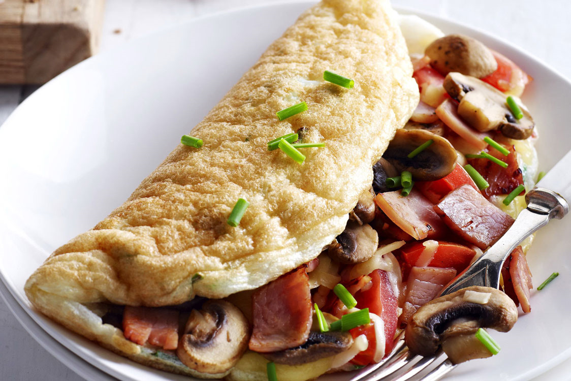 Omelete branca? É bem mais saudável!