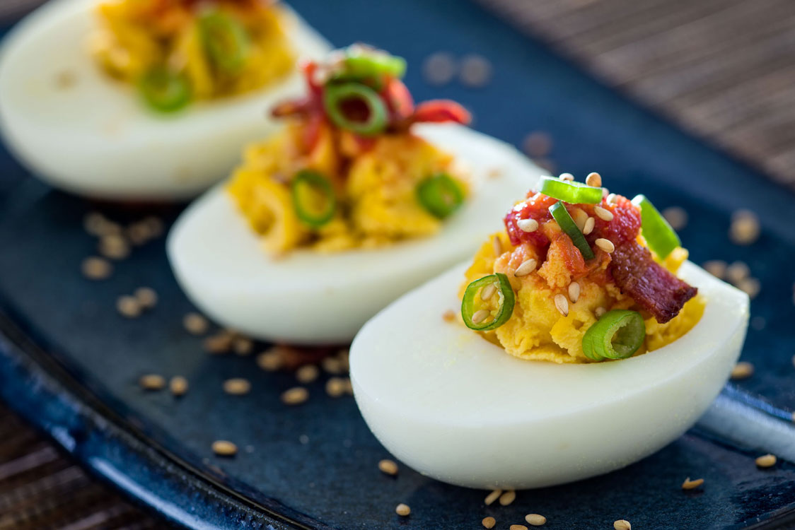 Receita de ovos recheados