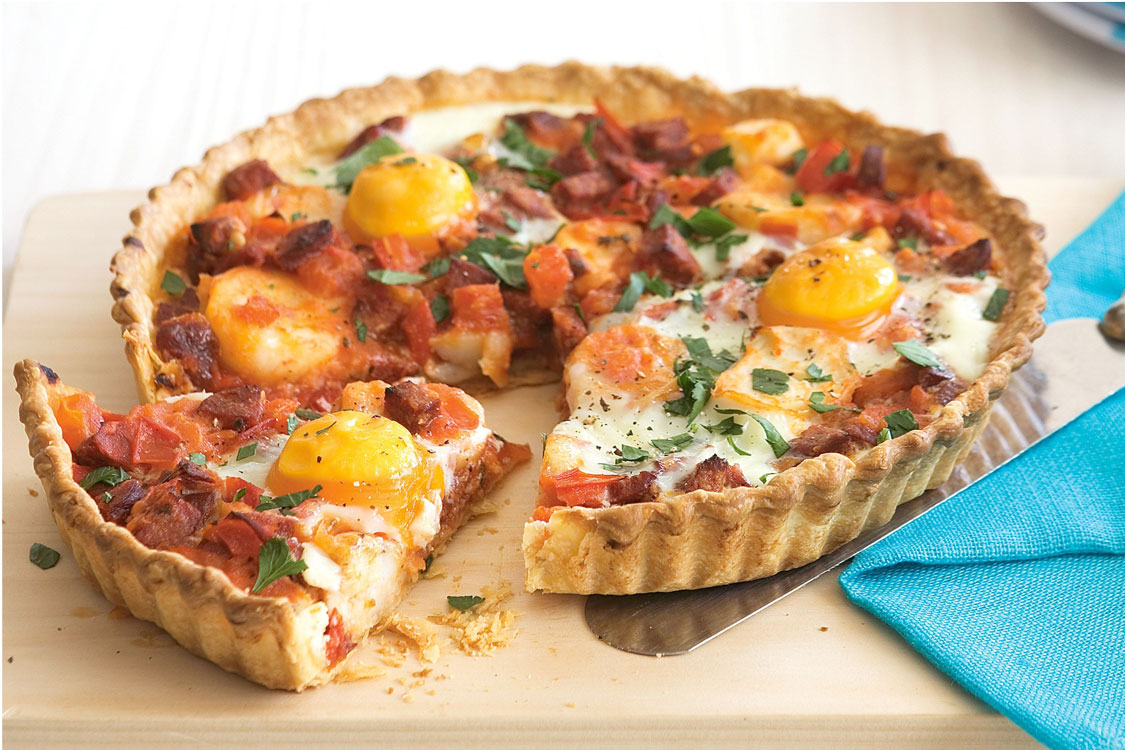 Receita tarte à sevilhana, cheia de sabor