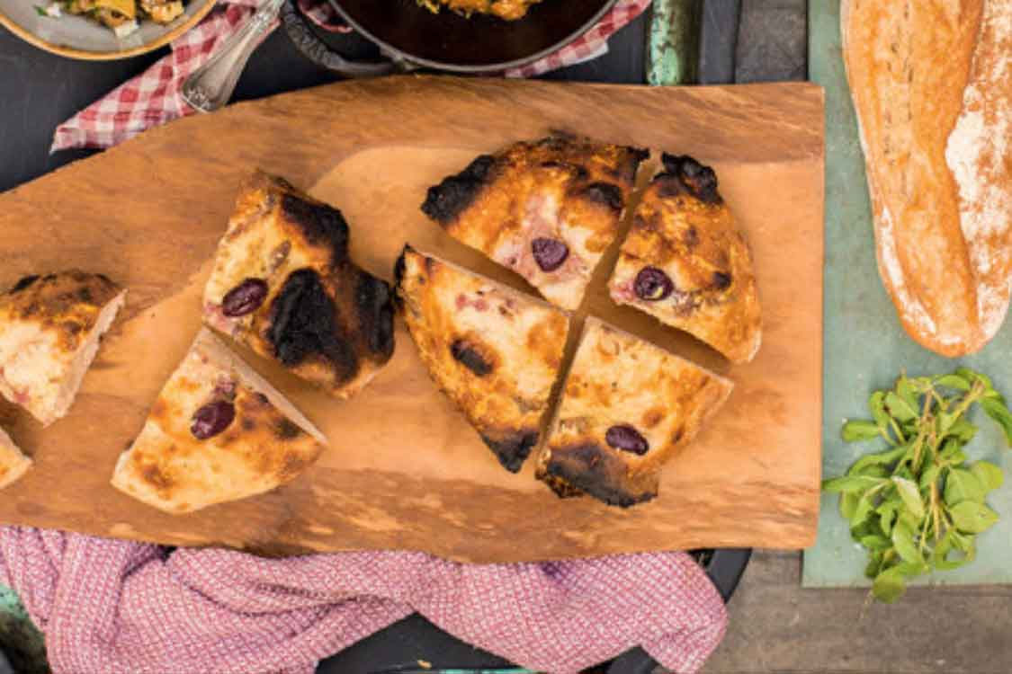 Receita de cebola com dois queijos