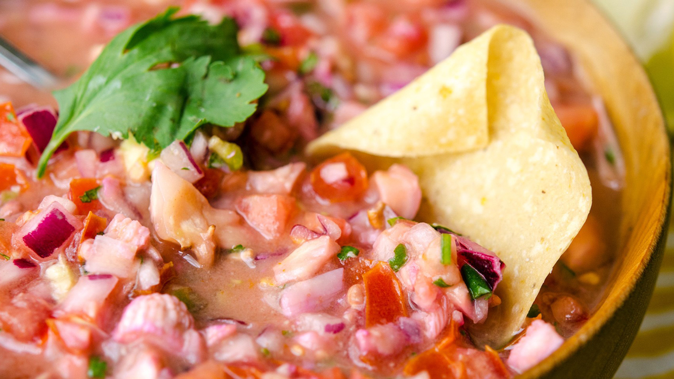 Ceviche, um prato peruano