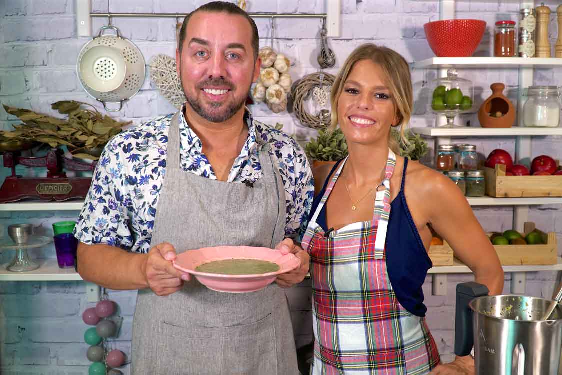 Creme verde com Pimpinha Jardim