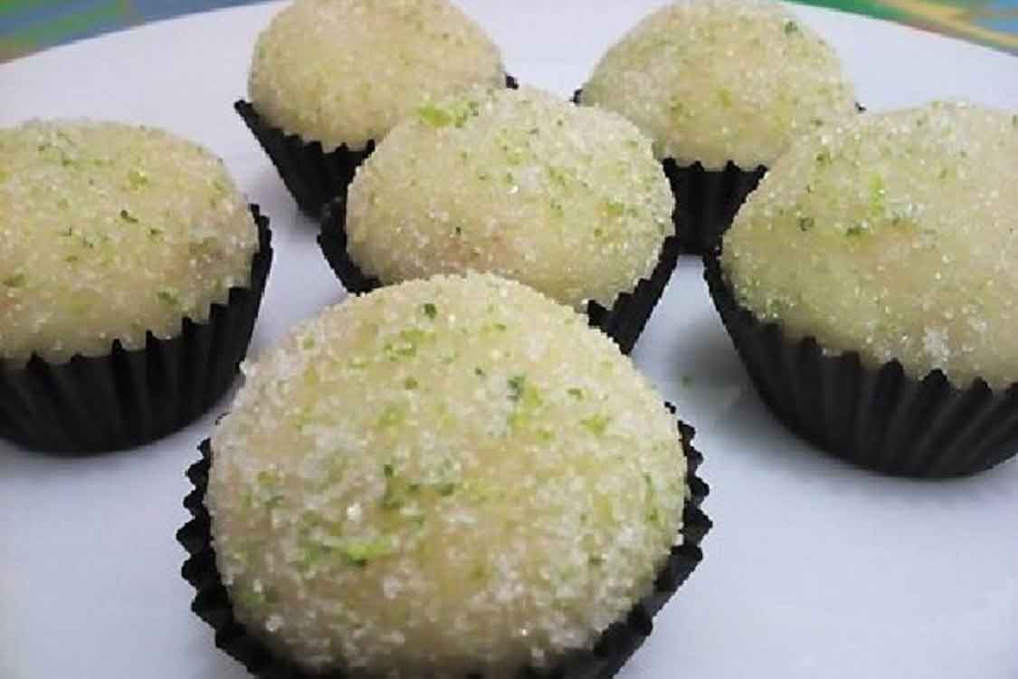 Receita de brigadeiro de torta de lima