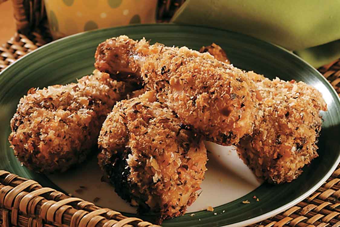 Coxinhas de frango com ervas