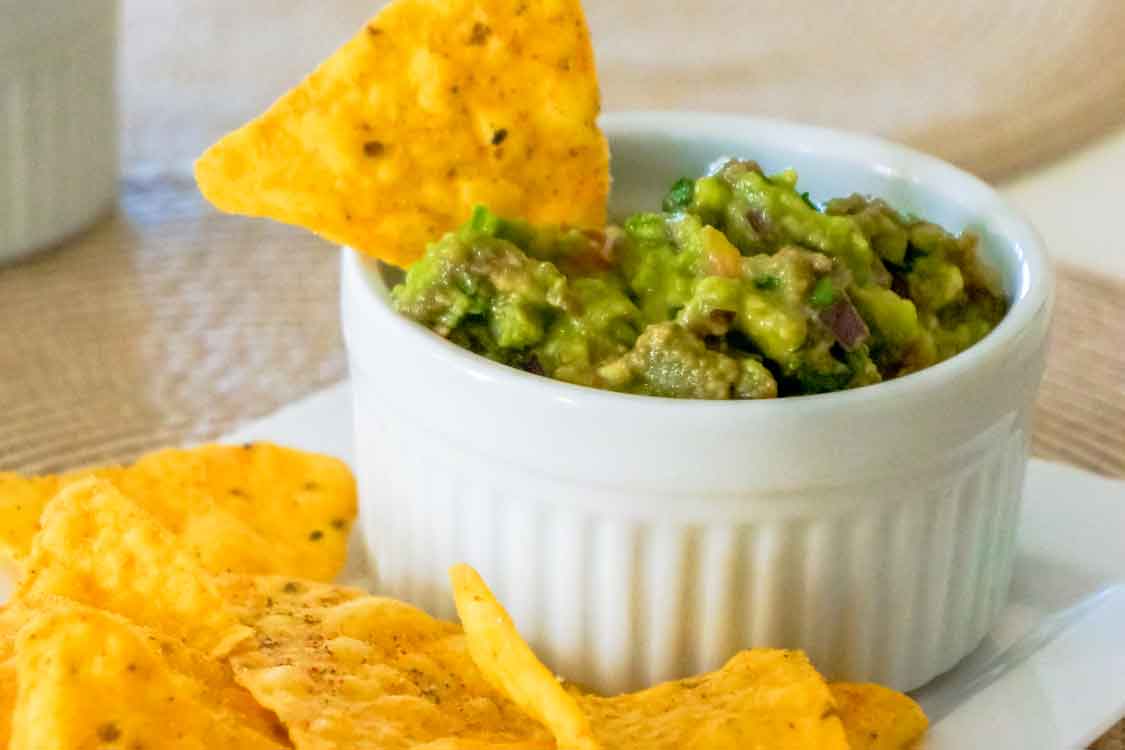 Não é apenas guacamole, é molho de abacate!