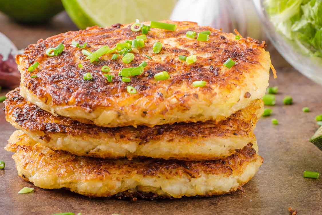 Receita de panquecas de batata