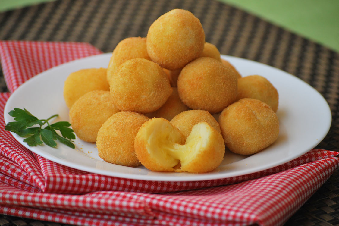 Derreta-se com estas bolinhas de batata