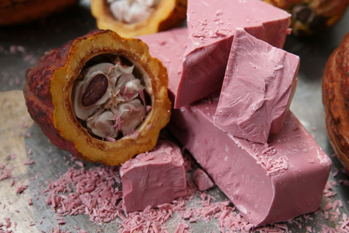 Existe um chocolate cor-de-rosa