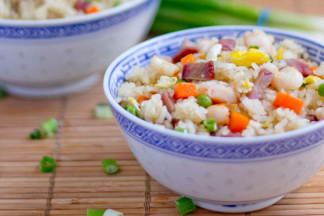 A minha receita de arroz chow chow