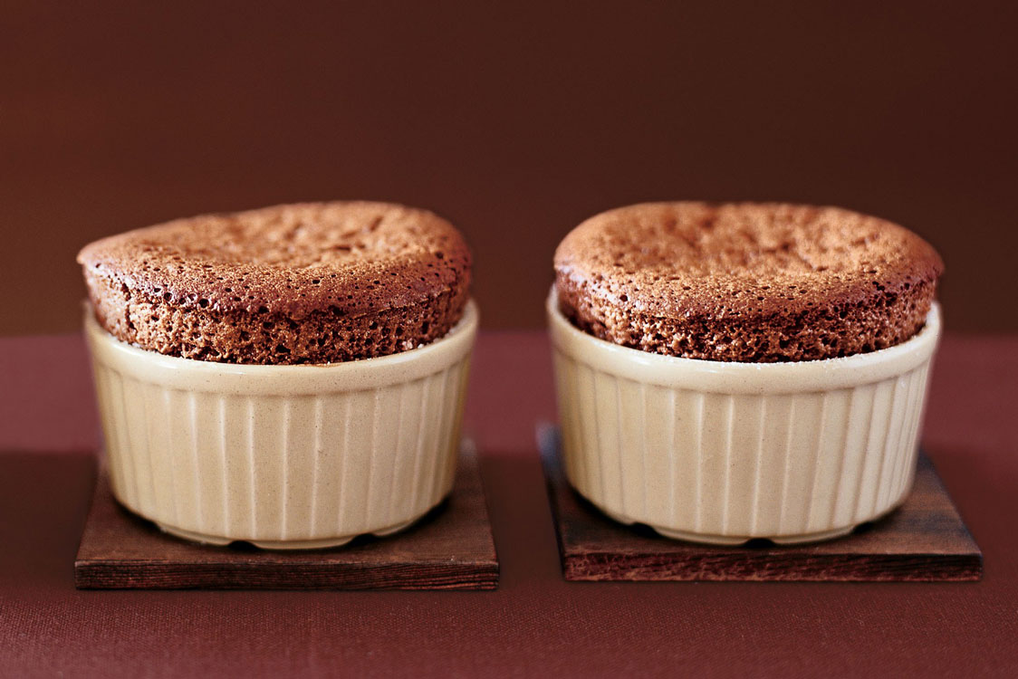 O soufflé de chocolate não é um bolo qualquer