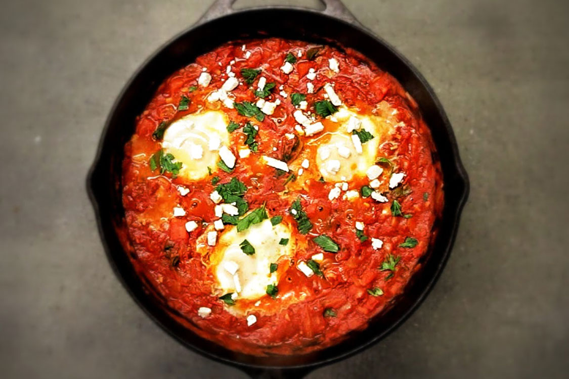 Tomatada com ovos para os dias em família