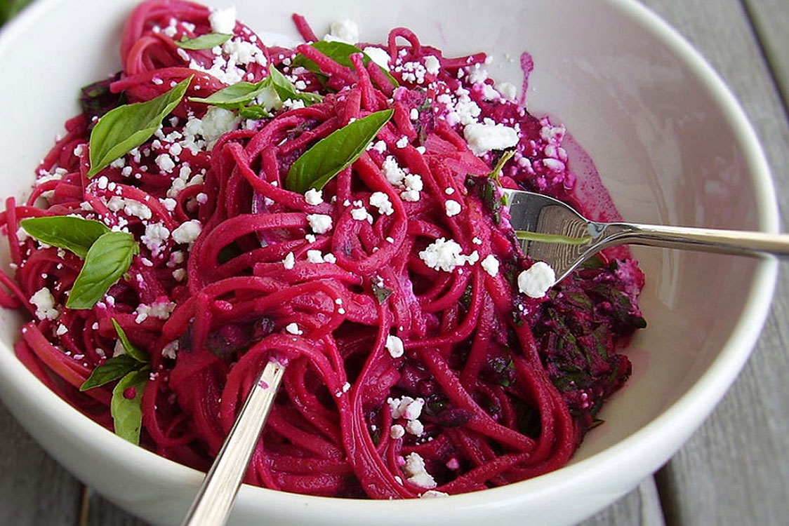 Receita de massa de beterraba