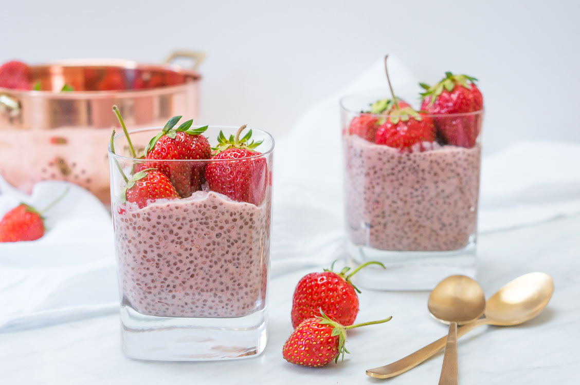 Pudim de chia detox para a sobremesa