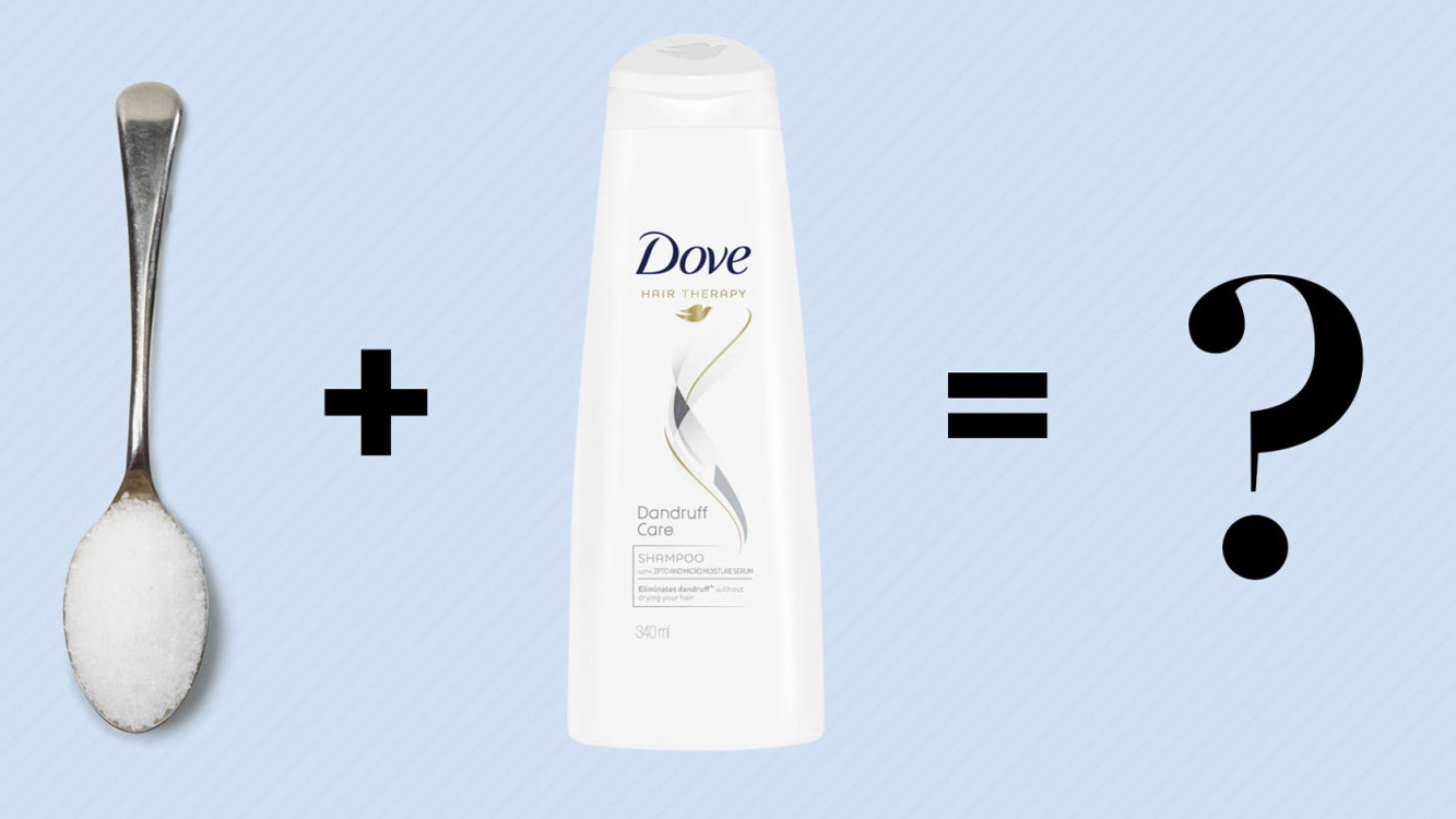 Sabe porque deveria misturar açúcar no shampoo?
