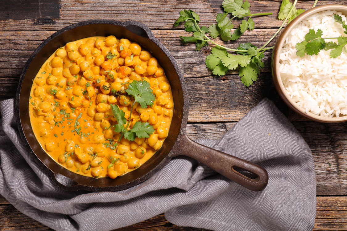 Caril de grão: um prato saboroso, aromático e vibrante!