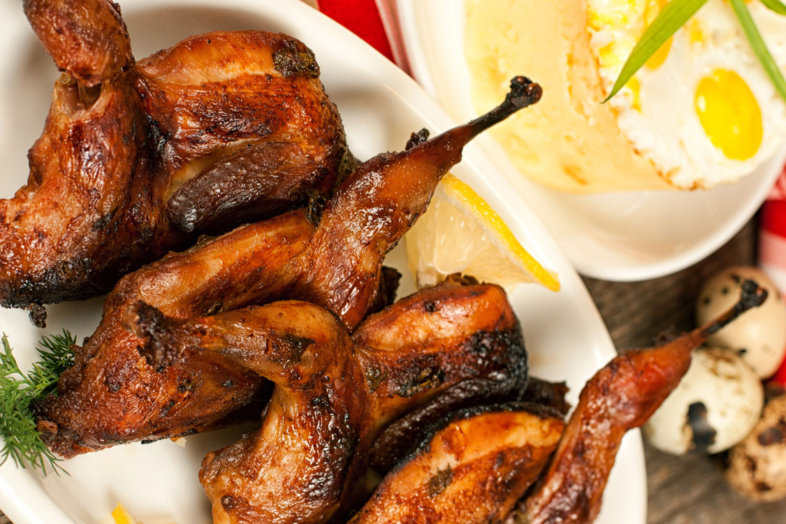 Prepare umas irresistíveis codornizes grelhadas!