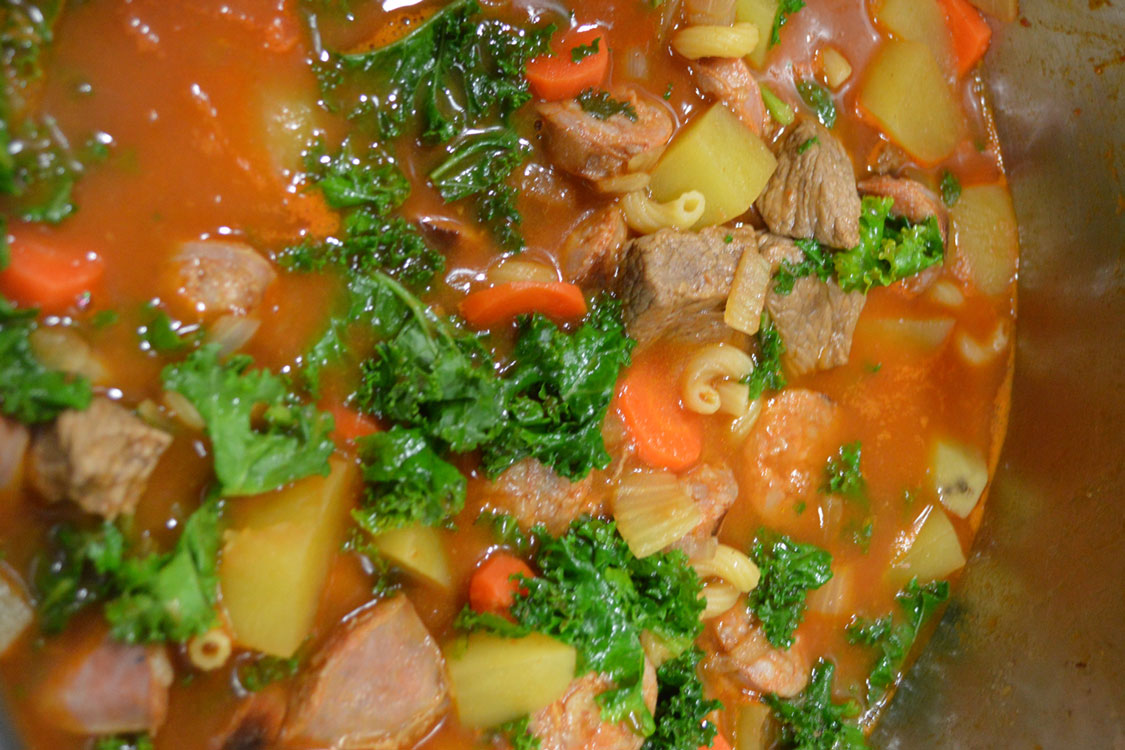 Receita de jardineira de peru