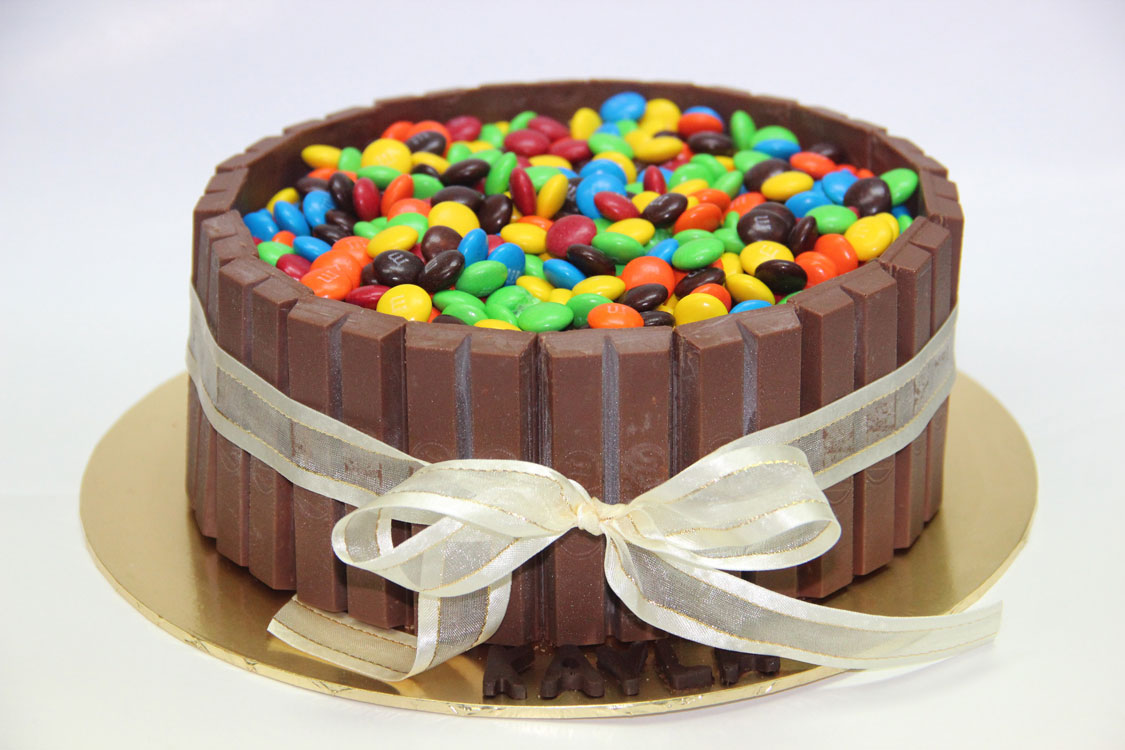 Receita rápida de bolo de kit-kat