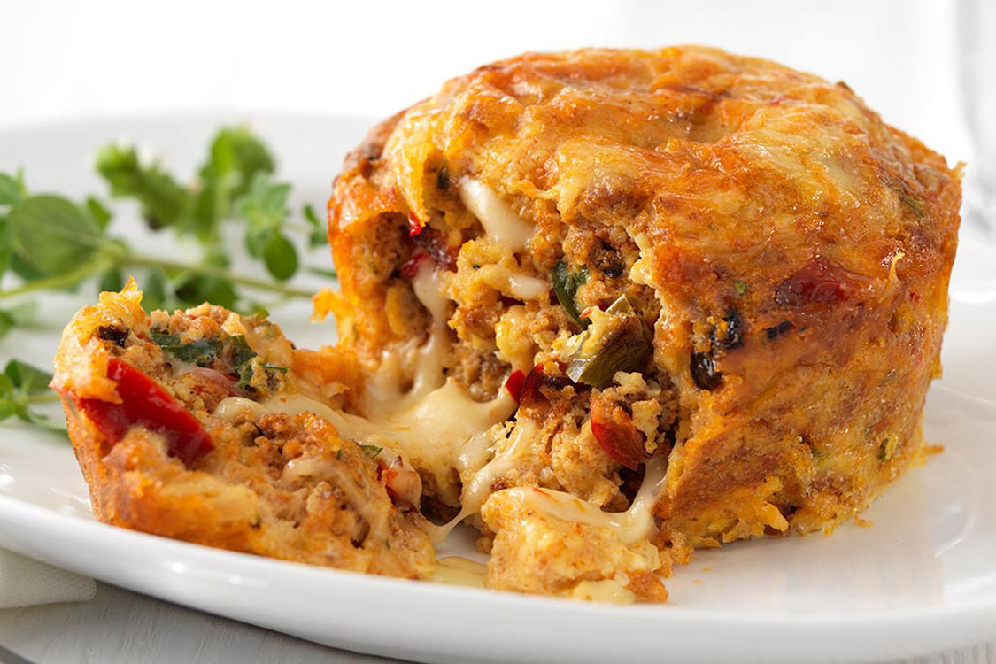 Muffins de ovo e chouriço: primeiro estranha-se e depois… devora-se!