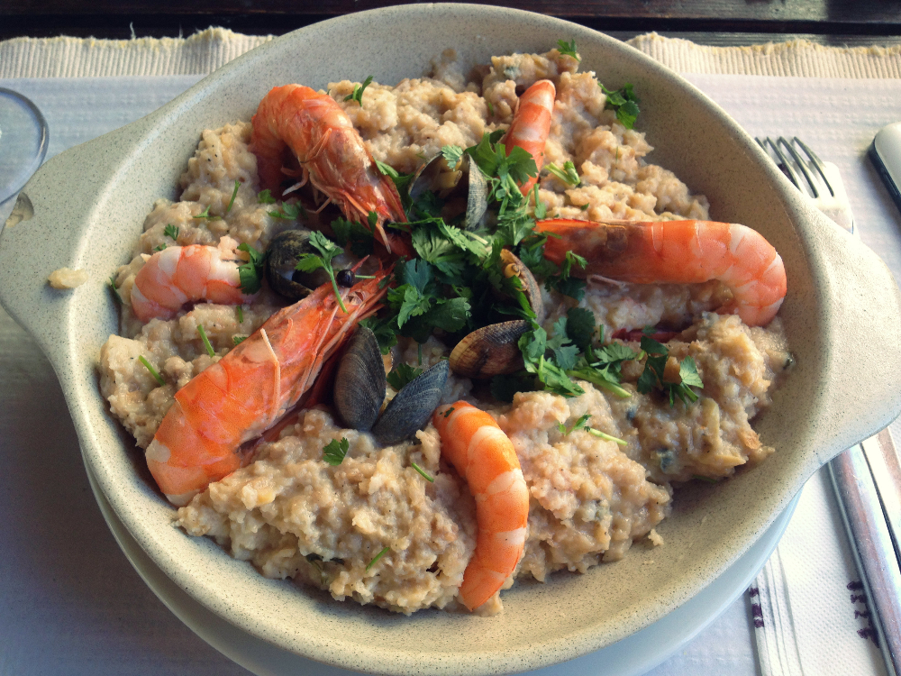 Receita de açorda de marisco