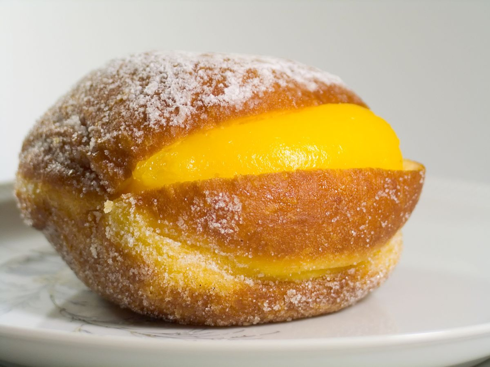 Receita caseira de bola de Berlim