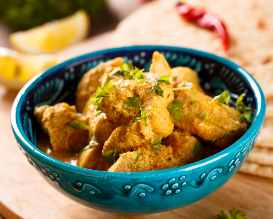 Receita de caril de frango