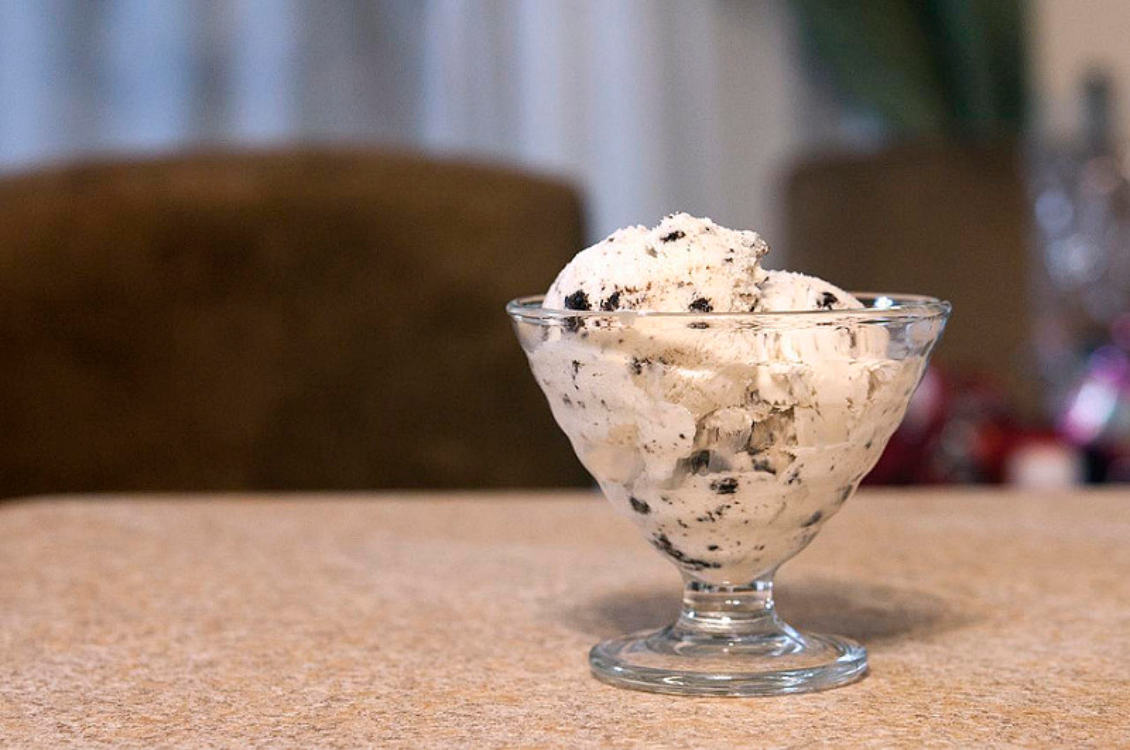 Receita de gelado de Oreo