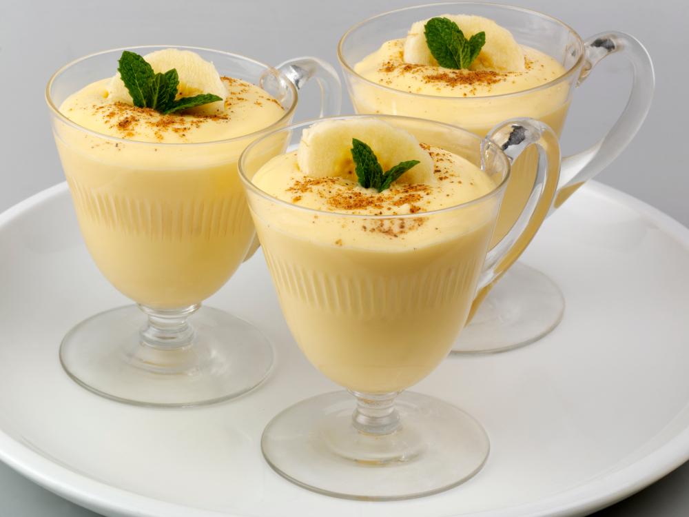 Mousse de banana: saborosa e simples de fazer!