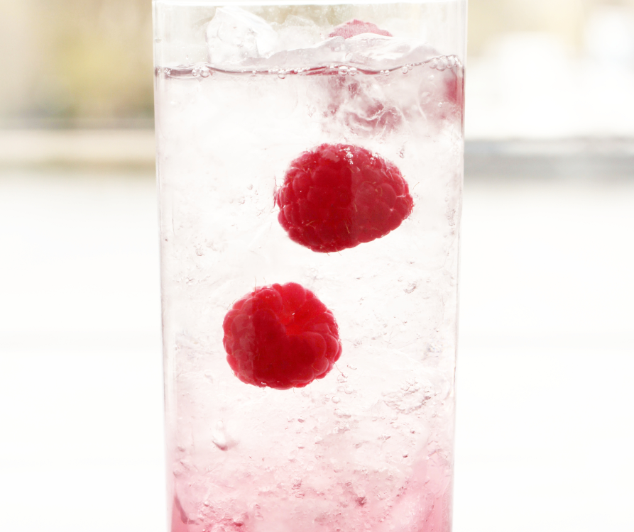 Refresco de framboesa